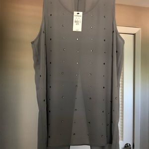 Gray Sleeveless Blouse - NWT